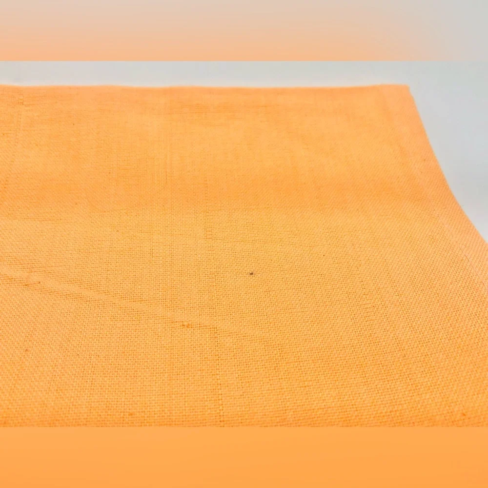 5 Orange Salmon 100% Cotton Cloth Dinner Napkins 17x17 Solid Woven Table Linens